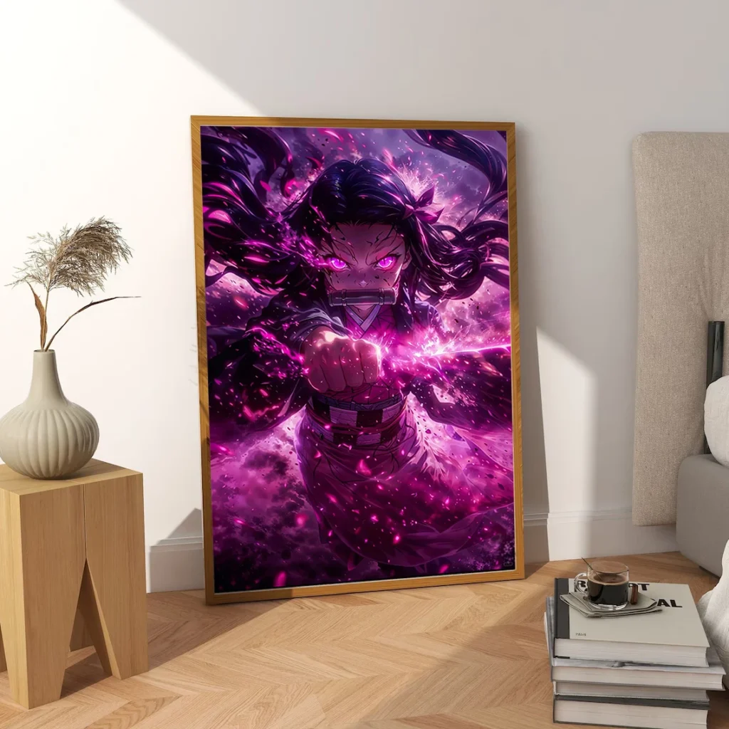 Nezuko Anime Demon Slayer Wall Art