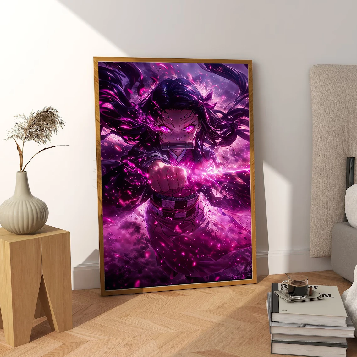 Nezuko Anime Demon Slayer Wall Art