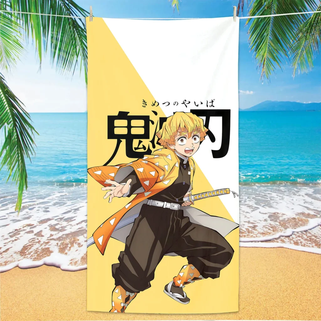 Hot Anime Demon Slayer Beach Towels