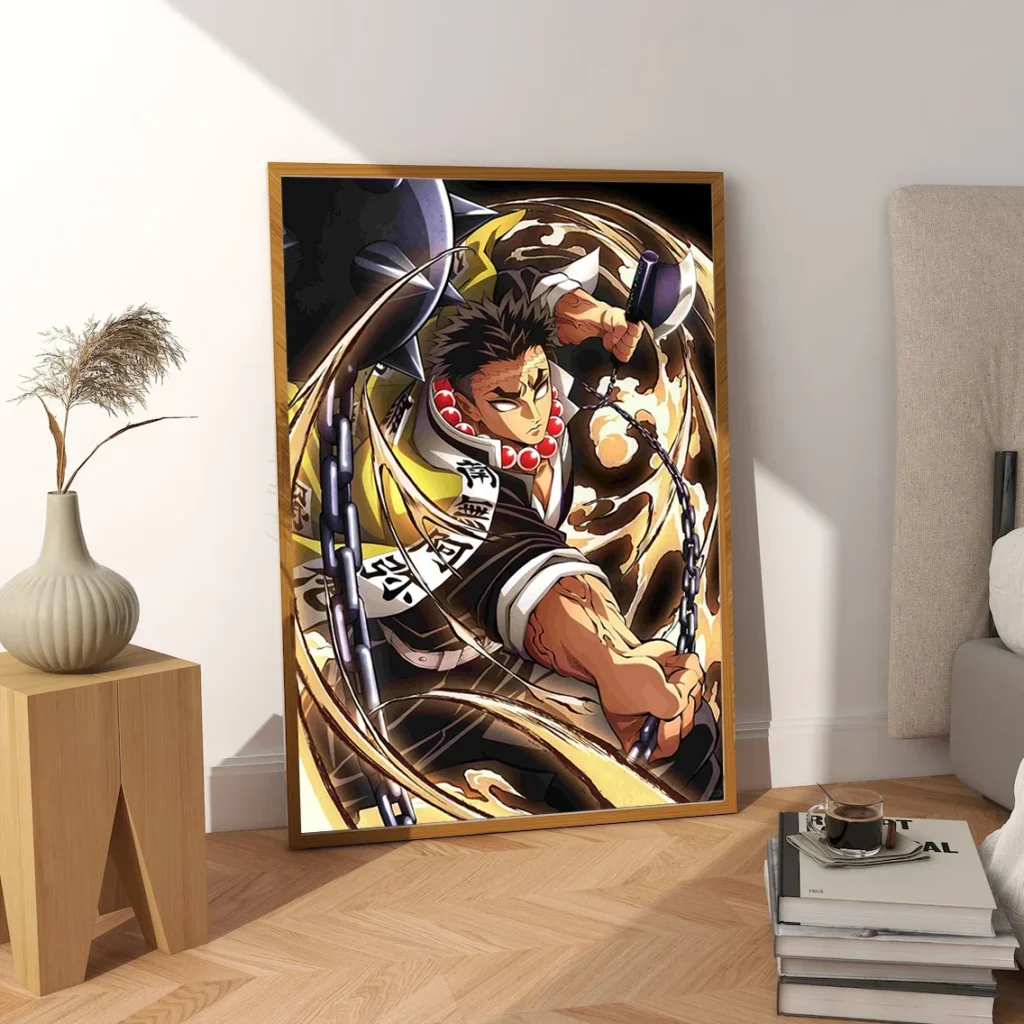 Gyomei Himejima Anime Demon Slayer Wall Art