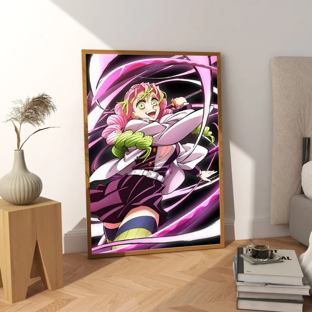 Mitsuri Kanroji Anime Demon Slayer Wall Art