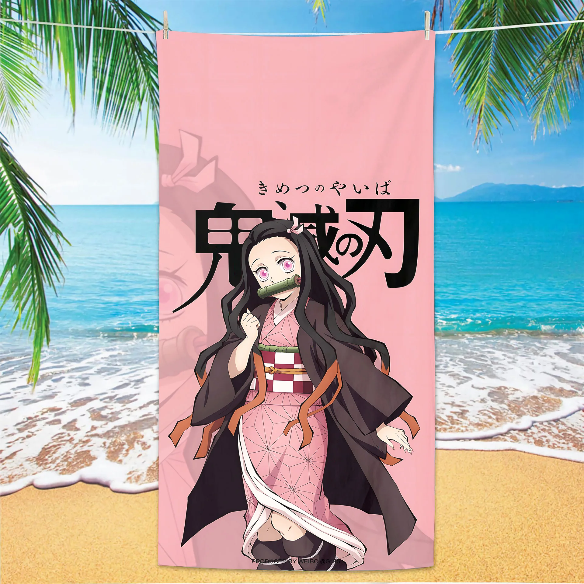 New Collection Anime Demon Slayer Beach Towels