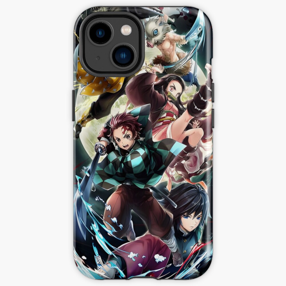 Demon Slayer Kimetsu No Yaiba Demon Slayer Cover Image Iphone Case