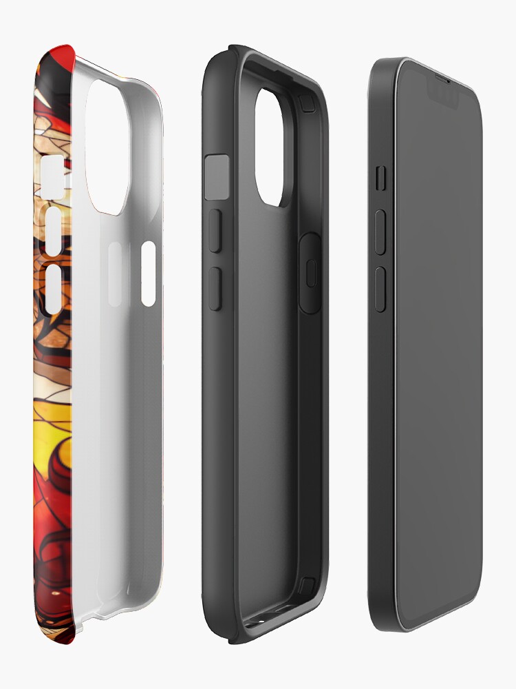 Stained Glass Flame Slayer Iphone Case - Image 2