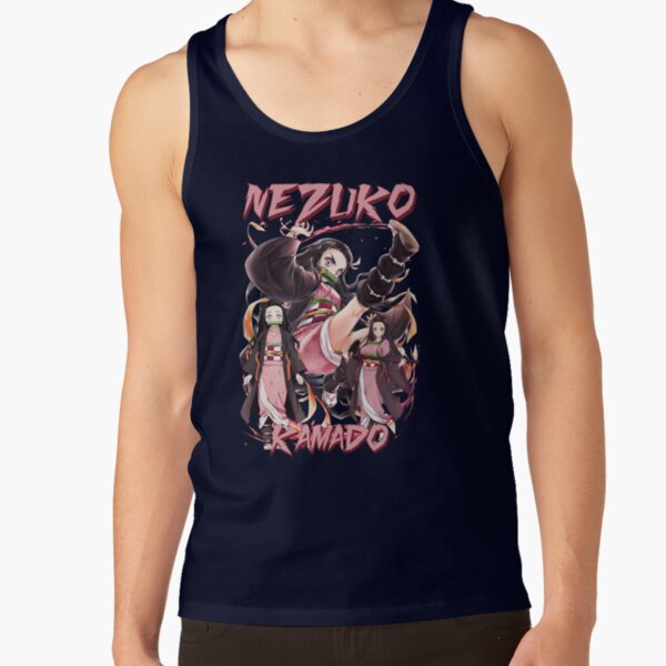 Nezuko Kamado Demon Slayer Tank Top - Image 6