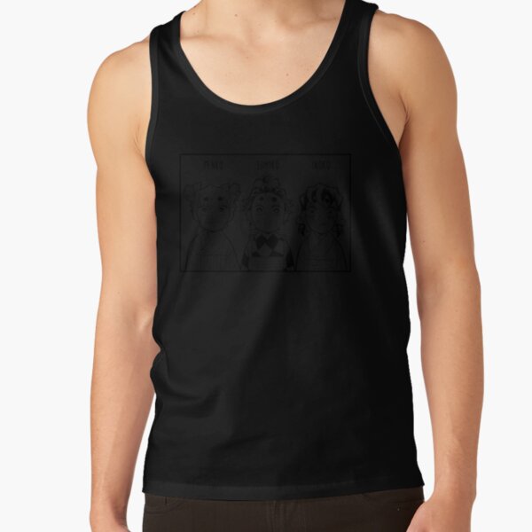 The Slayer Of Demons Trio Funny Tank Top - Image 4