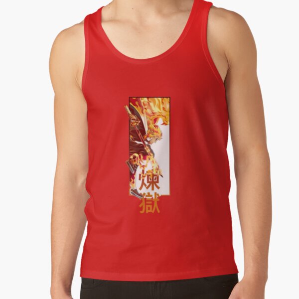 Rengoku Kyojuro Demon Slayer Tank Top - Image 5