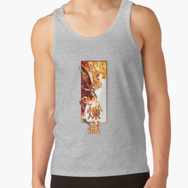 Rengoku Kyojuro Demon Slayer Tank Top - Image 4