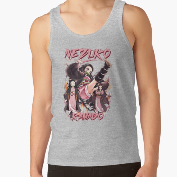 Nezuko Kamado Demon Slayer Tank Top - Image 4