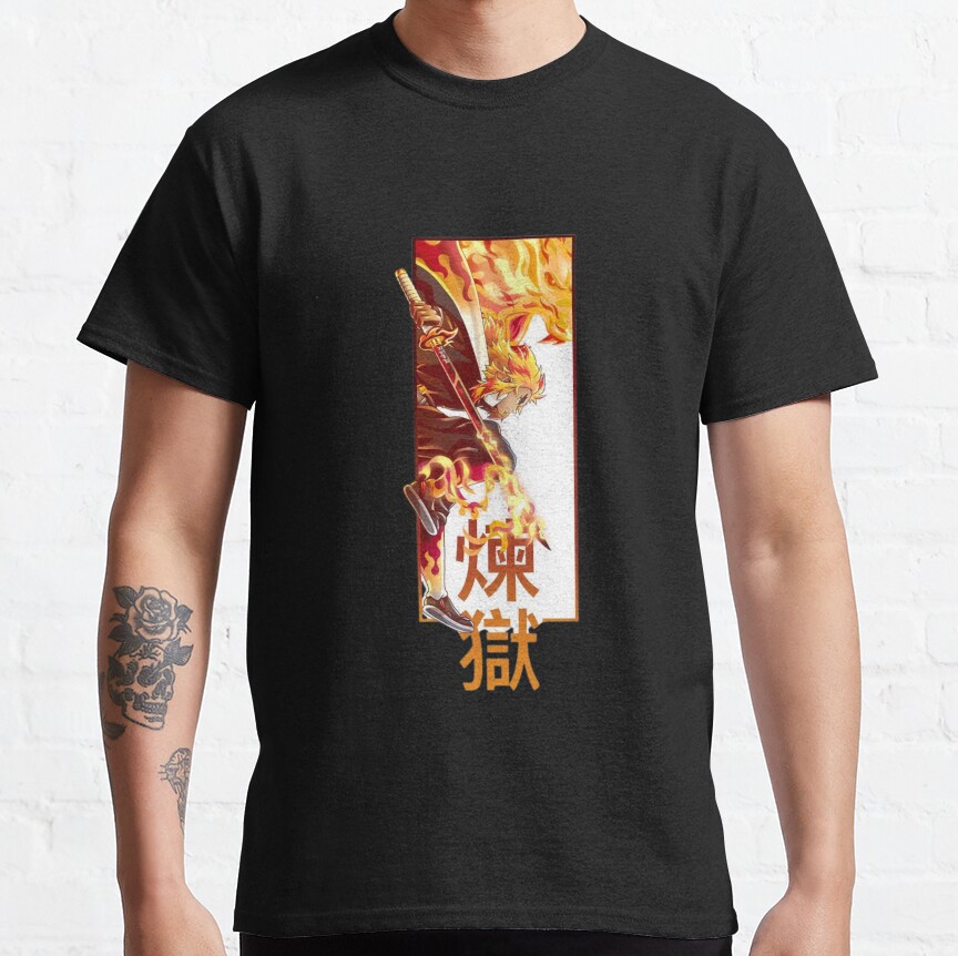 Rengoku Kyojuro Demon Slayer T-shirt - Image 2