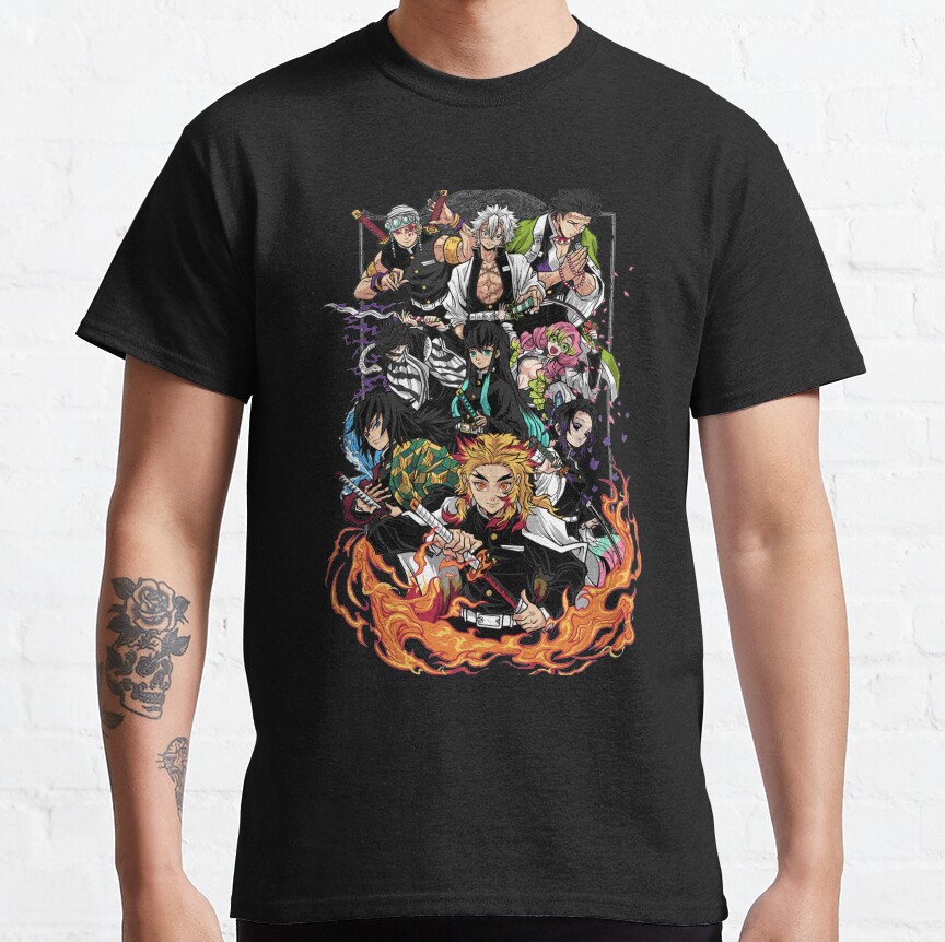 Hashira Demon Slayer T Shirts Gift For Fans For Men And Women T-shirt