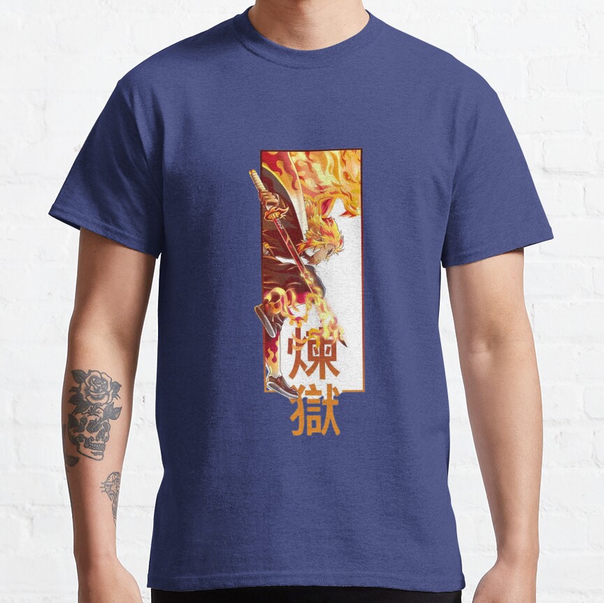 Rengoku Kyojuro Demon Slayer T-shirt - Image 5