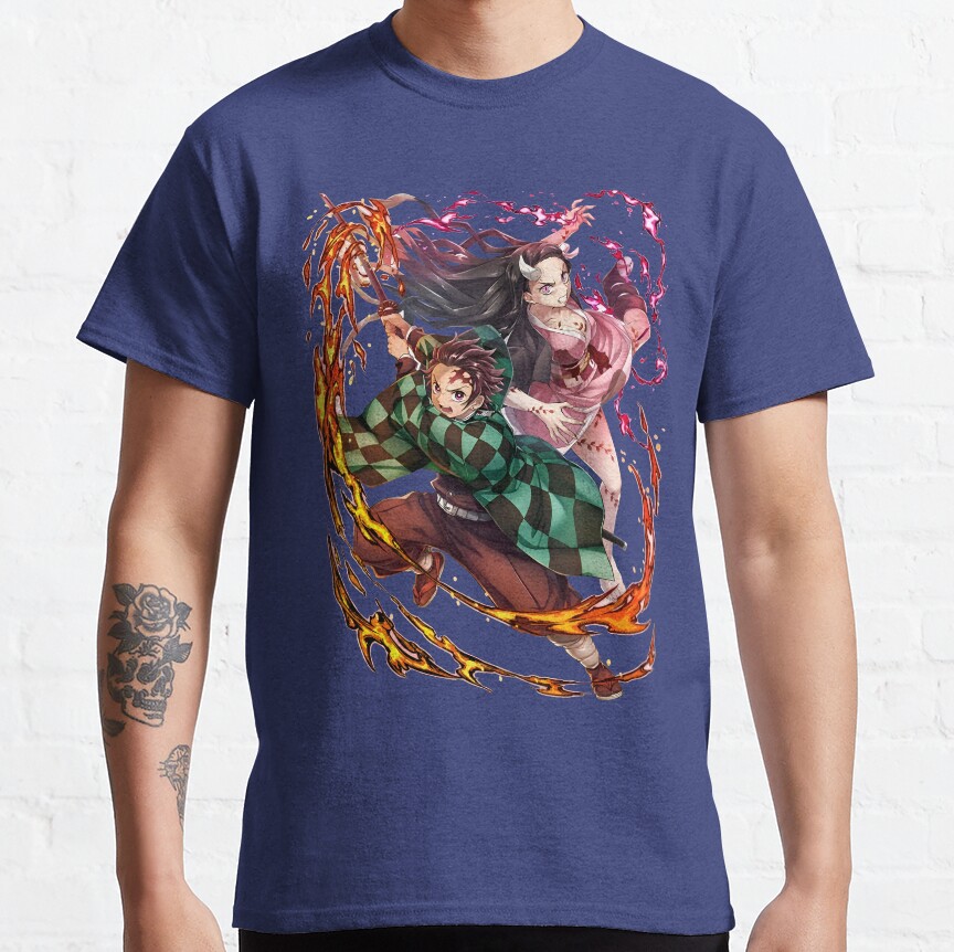 Great Good Art Work Of Slayer Yaiba Animes Film T-shirt - Image 5