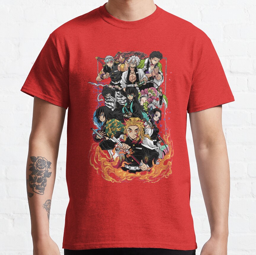 Hashira Demon Slayer T Shirts Gift For Fans For Men And Women T-shirt - Image 6