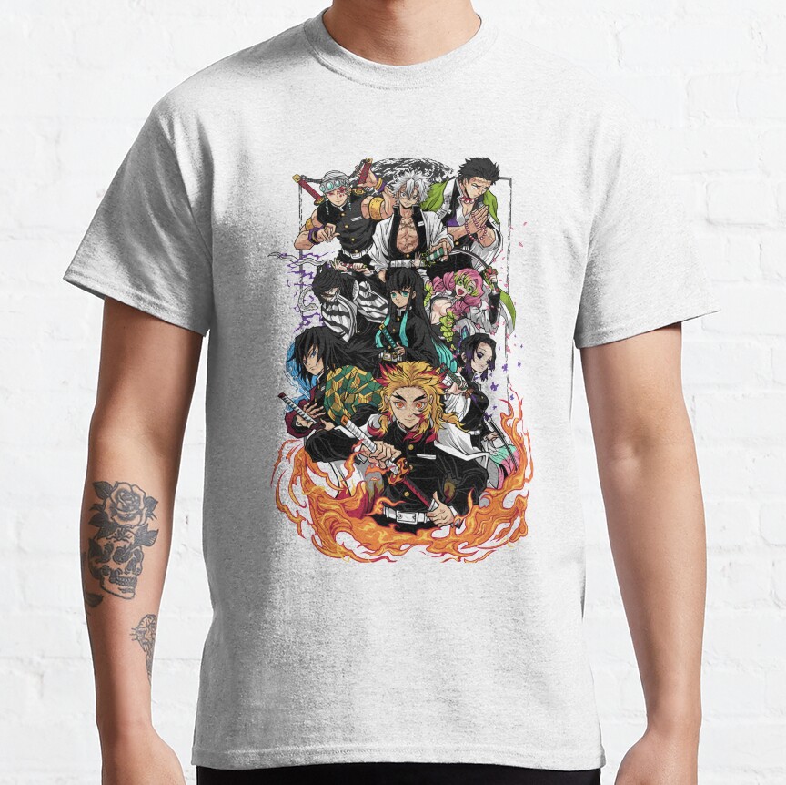 Hashira Demon Slayer T Shirts Gift For Fans For Men And Women T-shirt - Image 2