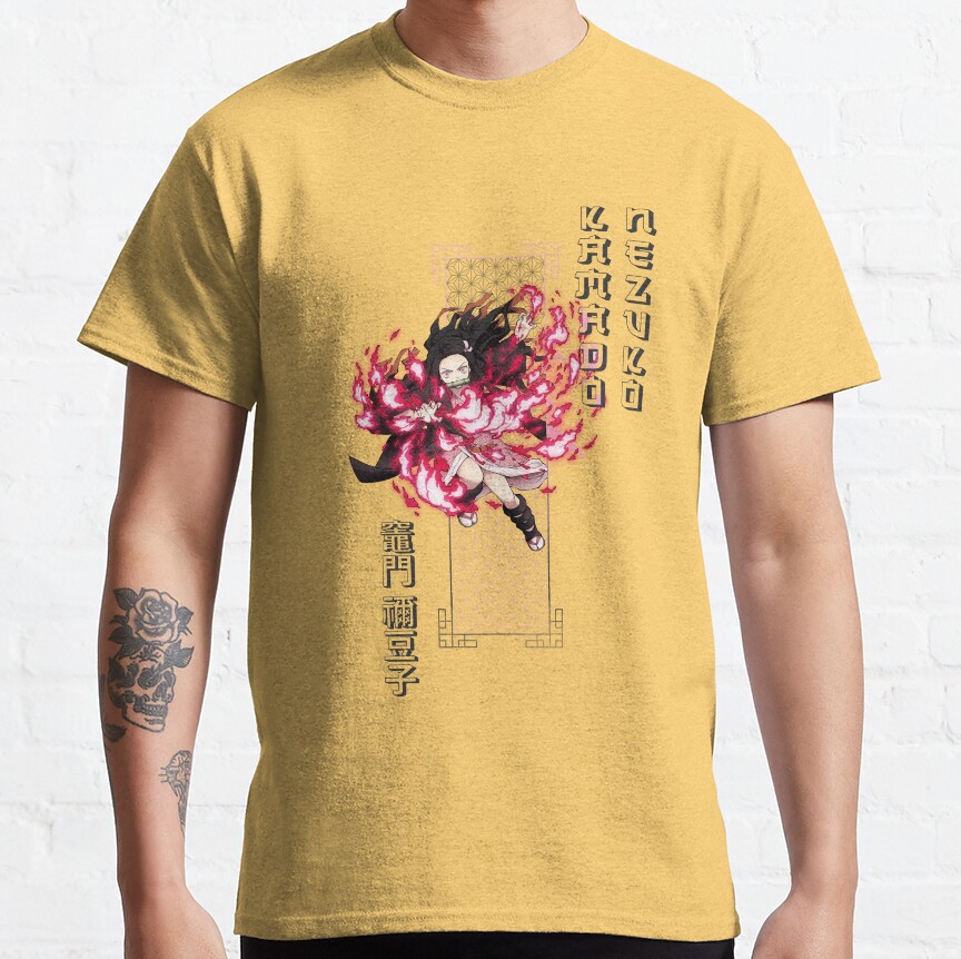 Demon Slayer Kamado Nezuko Dark T-shirt - Image 7