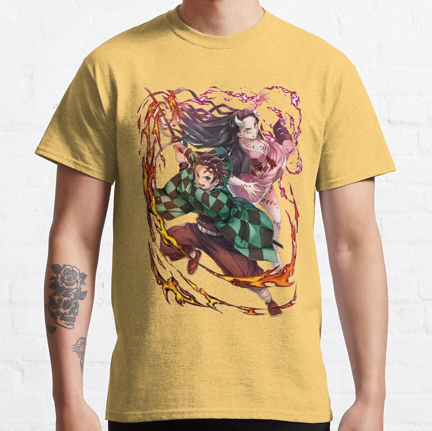 Great Good Art Work Of Slayer Yaiba Animes Film T-shirt - Image 7