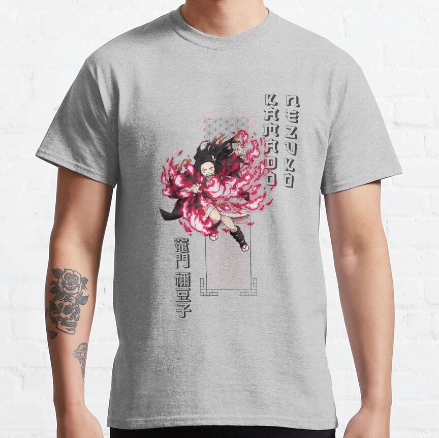 Demon Slayer Kamado Nezuko Dark T-shirt - Image 4