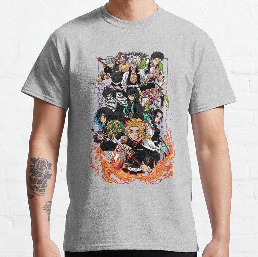 Hashira Demon Slayer T Shirts Gift For Fans For Men And Women T-shirt - Image 4
