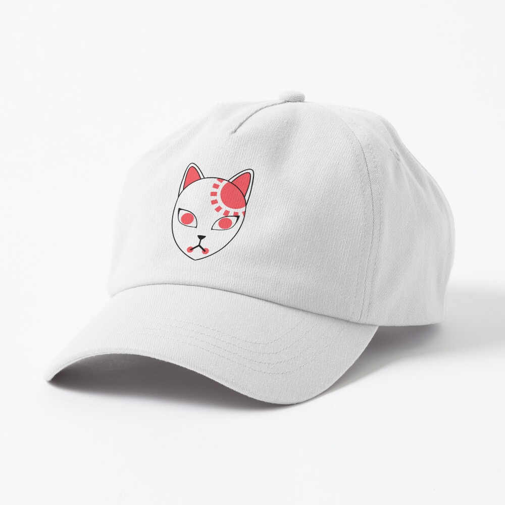 Kitsune Mask Demon Slayer Cap