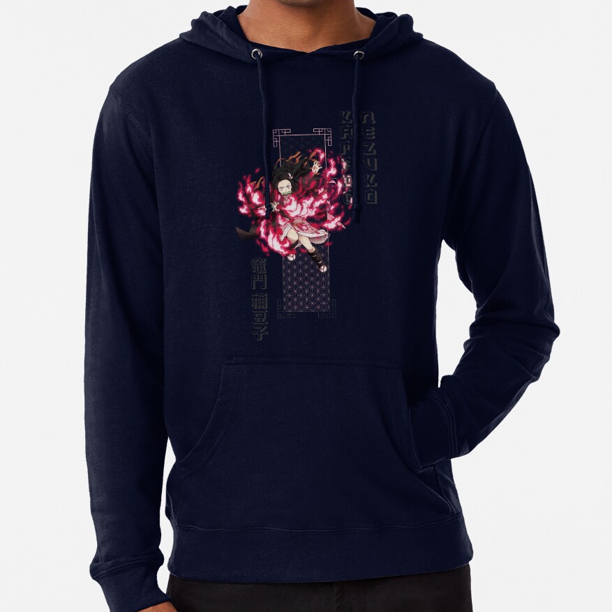 Demon Slayer Kamado Nezuko Dark Hoodie - Image 6