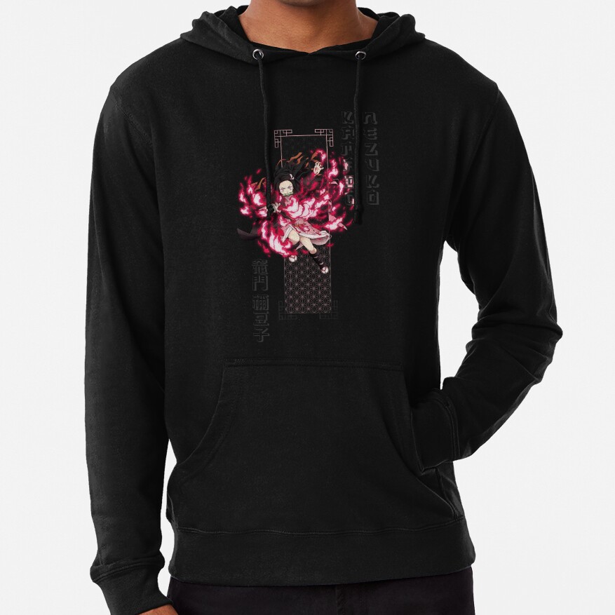 Demon Slayer Kamado Nezuko Dark Hoodie - Image 2