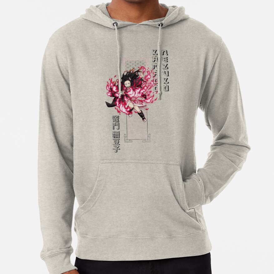 Demon Slayer Kamado Nezuko Dark Hoodie - Image 4