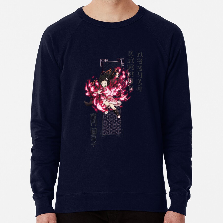 Demon Slayer Kamado Nezuko Dark Sweatshirt - Image 6