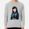ssrcolightweight sweatshirtmensheather greyfrontsquare productx1000 bgf8f8f8 25 - Demon Slayer UK Shop