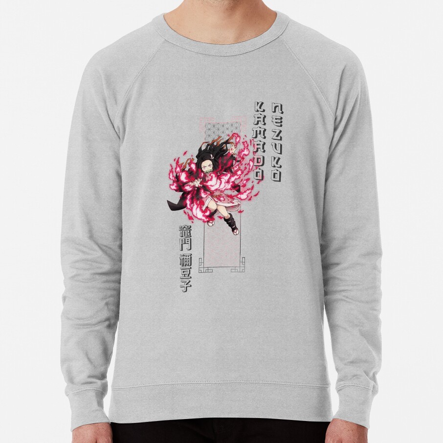 Demon Slayer Kamado Nezuko Dark Sweatshirt - Image 5