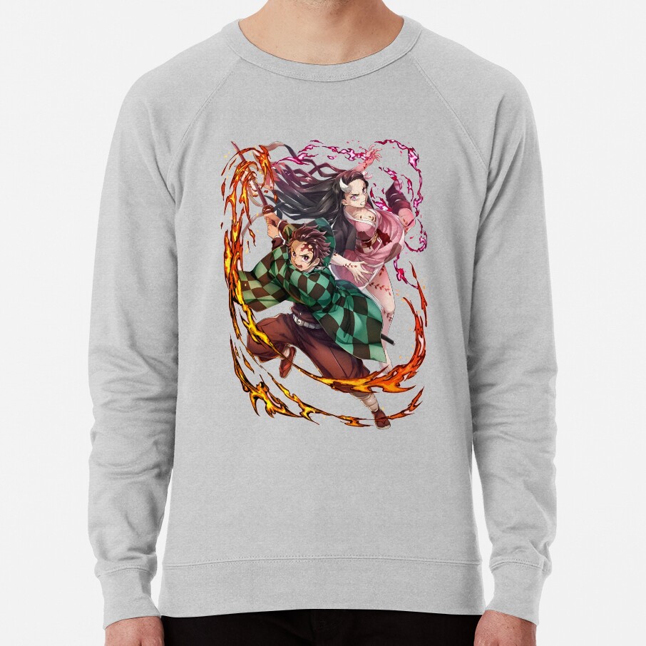 Great Good Art Work Of Slayer Yaiba Animes Film Sweatshirt - Image 5
