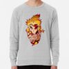 ssrcolightweight sweatshirtmensheather greyfrontsquare productx1000 bgf8f8f8 44 - Demon Slayer UK Shop