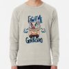 ssrcolightweight sweatshirtmensoatmeal heatherfrontsquare productx1000 bgf8f8f8 - Demon Slayer UK Shop