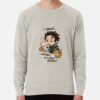 ssrcolightweight sweatshirtmensoatmeal heatherfrontsquare productx1000 bgf8f8f8 12 - Demon Slayer UK Shop