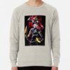ssrcolightweight sweatshirtmensoatmeal heatherfrontsquare productx1000 bgf8f8f8 13 - Demon Slayer UK Shop