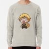 ssrcolightweight sweatshirtmensoatmeal heatherfrontsquare productx1000 bgf8f8f8 14 - Demon Slayer UK Shop