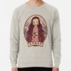 ssrcolightweight sweatshirtmensoatmeal heatherfrontsquare productx1000 bgf8f8f8 15 - Demon Slayer UK Shop