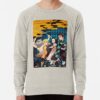 ssrcolightweight sweatshirtmensoatmeal heatherfrontsquare productx1000 bgf8f8f8 19 - Demon Slayer UK Shop
