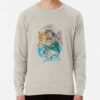 ssrcolightweight sweatshirtmensoatmeal heatherfrontsquare productx1000 bgf8f8f8 24 - Demon Slayer UK Shop