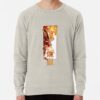 ssrcolightweight sweatshirtmensoatmeal heatherfrontsquare productx1000 bgf8f8f8 26 - Demon Slayer UK Shop