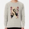 ssrcolightweight sweatshirtmensoatmeal heatherfrontsquare productx1000 bgf8f8f8 27 - Demon Slayer UK Shop