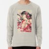 ssrcolightweight sweatshirtmensoatmeal heatherfrontsquare productx1000 bgf8f8f8 29 - Demon Slayer UK Shop