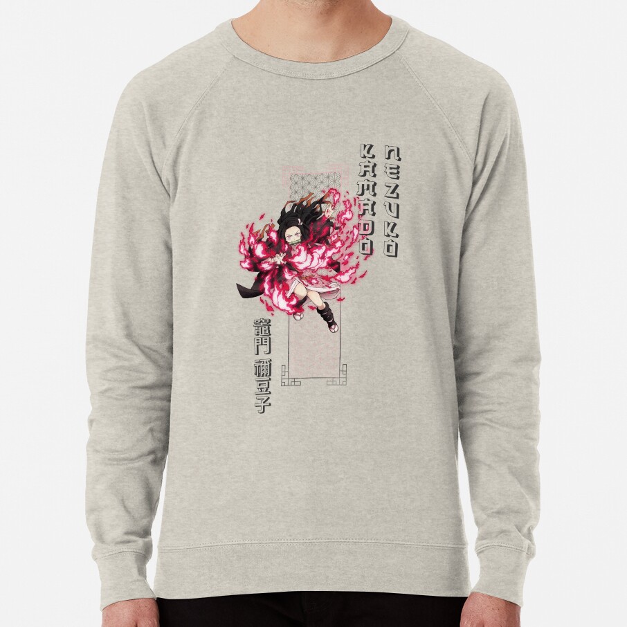Demon Slayer Kamado Nezuko Dark Sweatshirt - Image 4