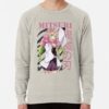 ssrcolightweight sweatshirtmensoatmeal heatherfrontsquare productx1000 bgf8f8f8 32 - Demon Slayer UK Shop