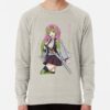 ssrcolightweight sweatshirtmensoatmeal heatherfrontsquare productx1000 bgf8f8f8 33 - Demon Slayer UK Shop