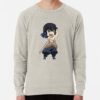 ssrcolightweight sweatshirtmensoatmeal heatherfrontsquare productx1000 bgf8f8f8 42 - Demon Slayer UK Shop