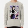 ssrcolightweight sweatshirtmensoatmeal heatherfrontsquare productx1000 bgf8f8f8 43 - Demon Slayer UK Shop