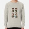 ssrcolightweight sweatshirtmensoatmeal heatherfrontsquare productx1000 bgf8f8f8 5 - Demon Slayer UK Shop