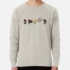 ssrcolightweight sweatshirtmensoatmeal heatherfrontsquare productx1000 bgf8f8f8 6 - Demon Slayer UK Shop