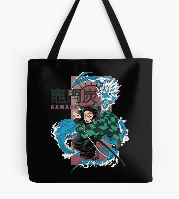 Amazing Art Work Of Slayer Yaiba Animes Film Water Dragon Tote Bag